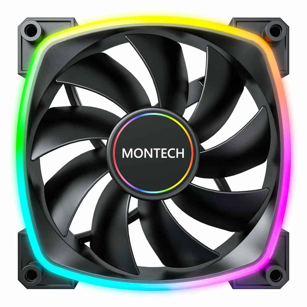 (image for) Montech AX140 PWM Black 140mm ARGB Case Fan